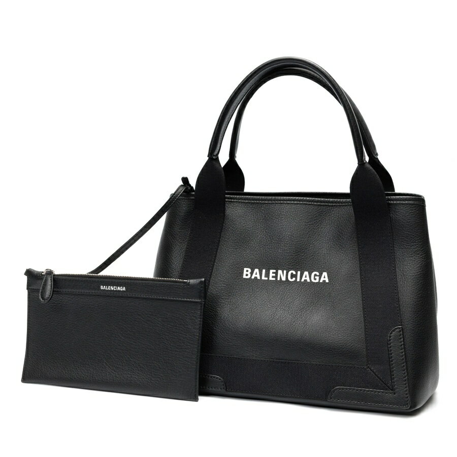 Rakuten - 【中古】 バレンシアガ / BALENCIAGA ネイビーカバス S / トートバッグ 339933　カタオシレザー　ブラック 新入荷