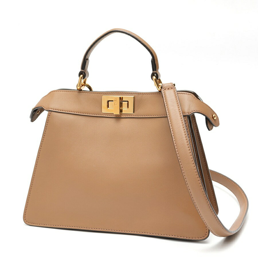 Rakuten - 【中古】 フェンディ / FENDI ピーカブー アイ シー ユー スモール ショルダーバッグ 8BN327　レザー　ブラウン系 新入荷