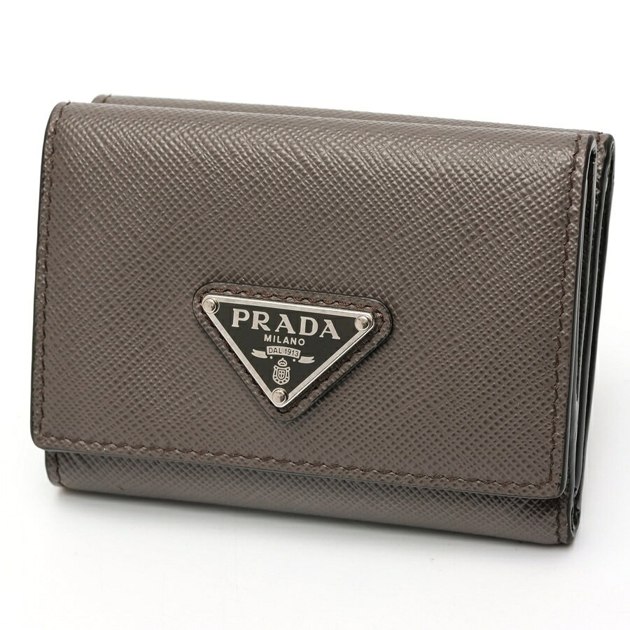 楽天市場】prada 三つ折り 財布（カラーグレー）（バッグ・小物