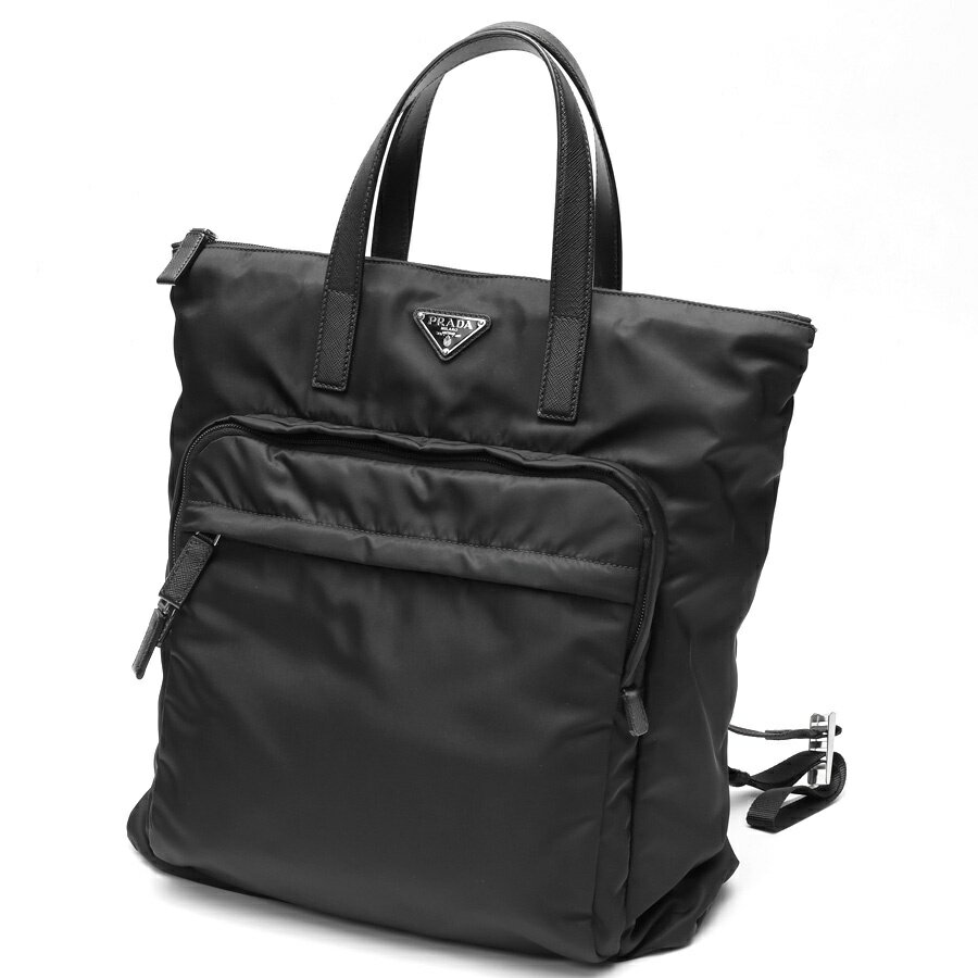 楽天市場】プラダ Re-Nylon xサフィアーノレザー バックパックの通販