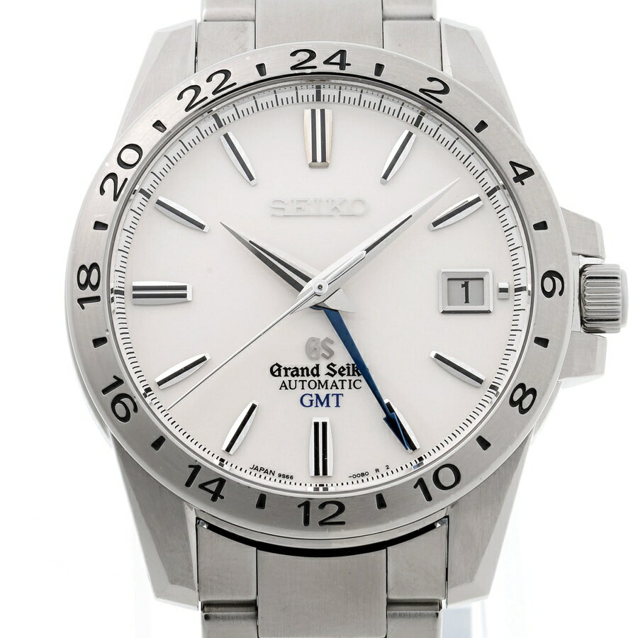 【中古】 セイコー / SEIKO　グランドセイコー メカニカル GMT　SBGM025 / 9S66-00B0 ホワイト　自動巻き 新入荷