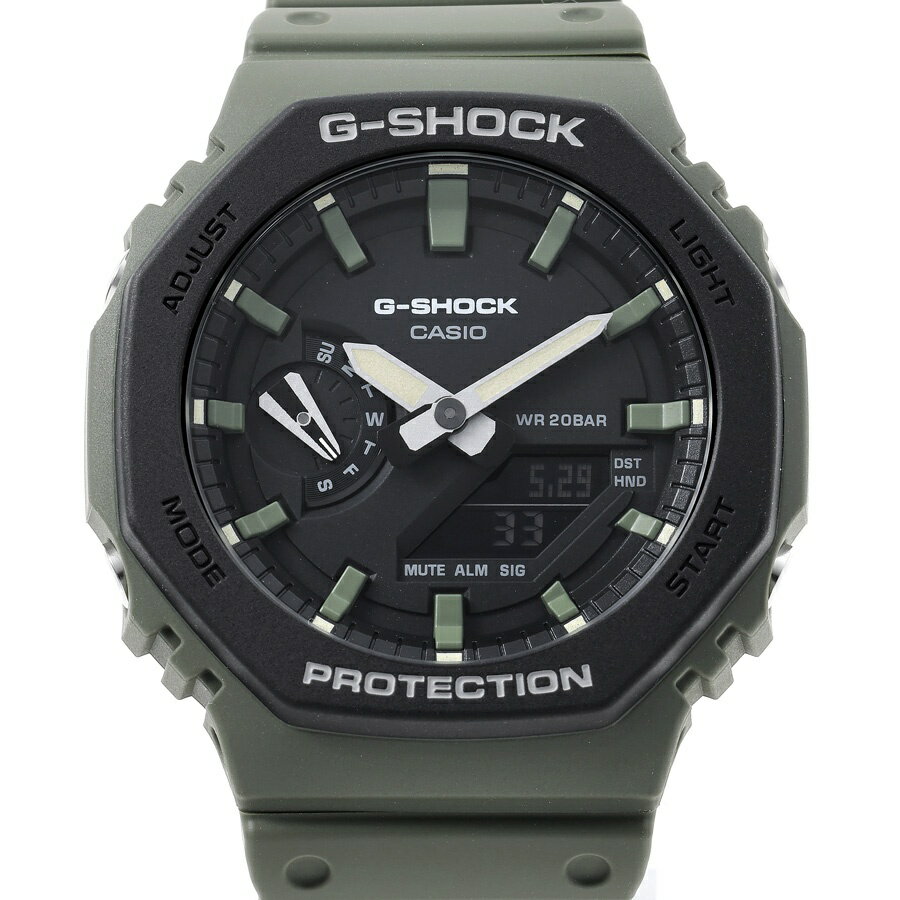 Rakuten - 【未使用】 カシオ / CASIO　G-SHOCK 2100SERIES　GA-2110SU-3AJF ブラック/グリーン　クオーツ 新入荷