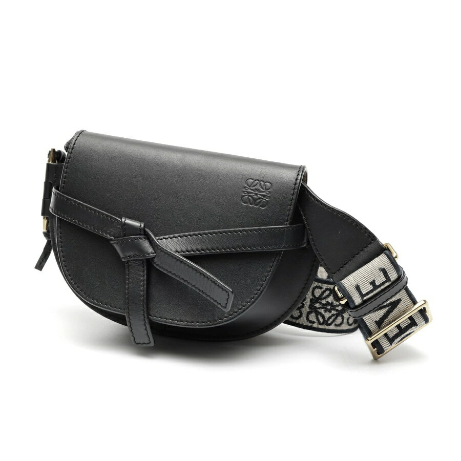 Rakuten - 【中古】 ロエベ / LOEWE ゲートデュアル バッグ ミニ ショルダーバッグ　レザー　ブラック 新入荷