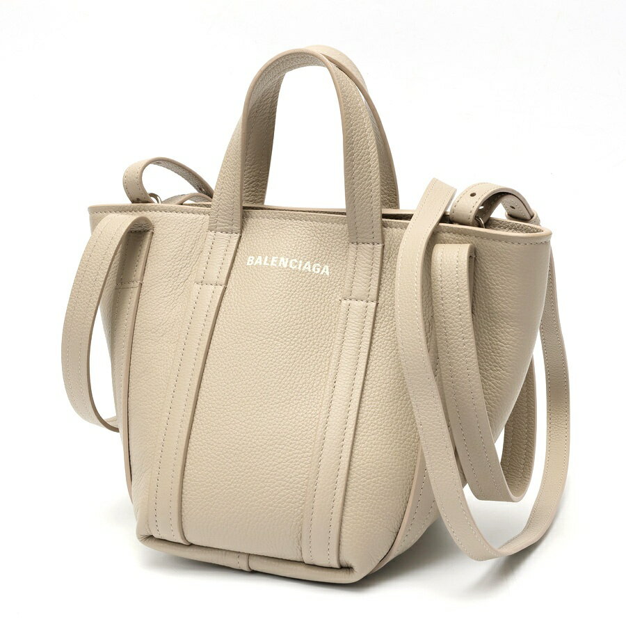 乐天商城 - 【中古】 バレンシアガ / BALENCIAGA エブリデイ XS ノース サウス ショルダー トートバッグ 672793　グレインカーフレザー　グレージュ系 新入荷