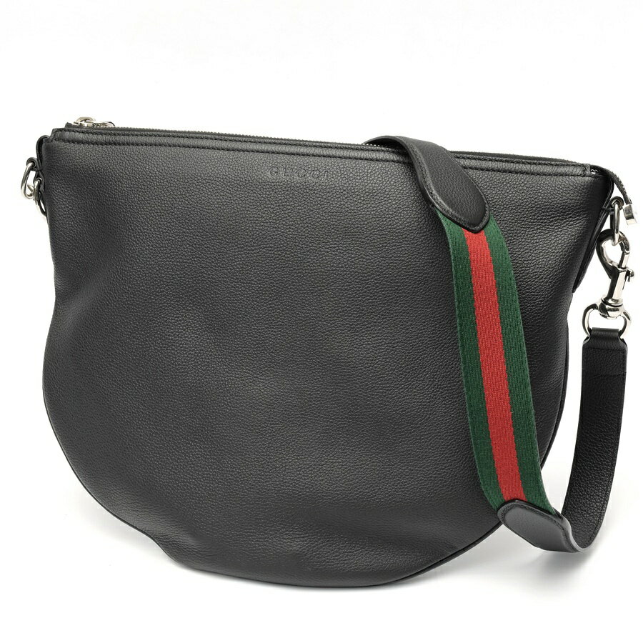 Rakuten - 【中古】 グッチ / GUCCI シェリーライン ショルダーバッグ メッセンジャーバッグ 801887　レザー　ブラック 新入荷