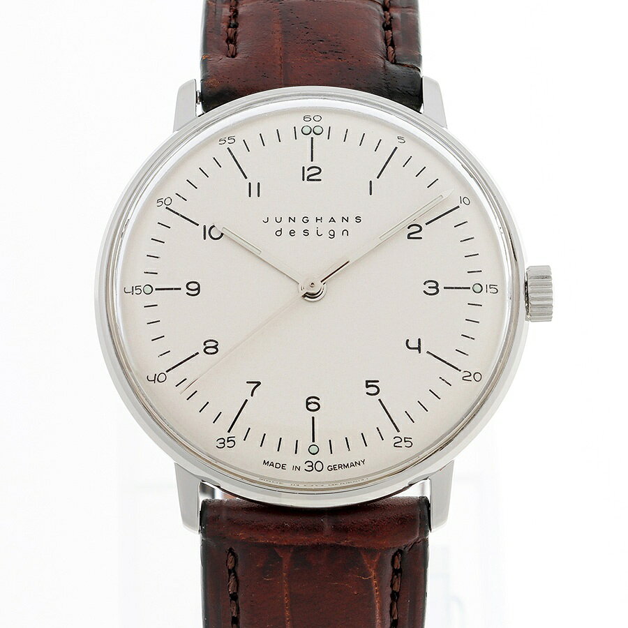 【中古】 ユンハンス / JUNGHANS マックスビル ハンドワインド 27/3701　シルバー　手巻き 新入荷