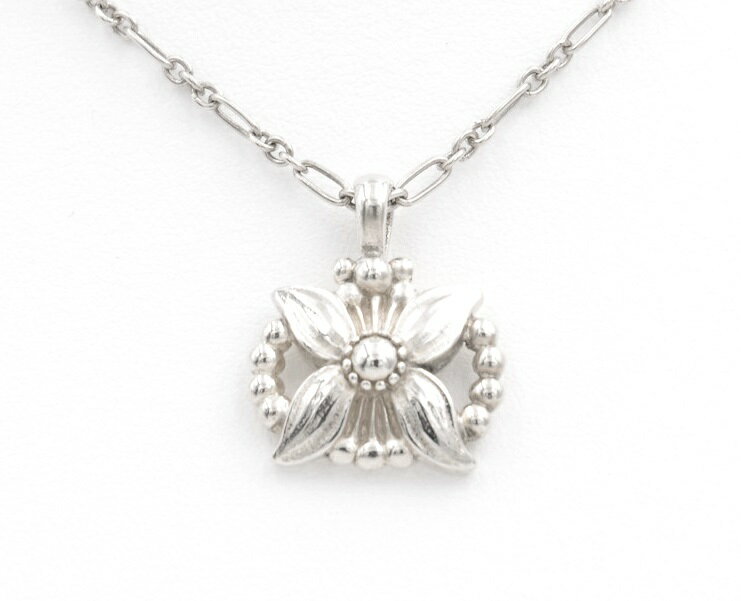 樂天商城 - GEORG JENSENジョージ ジェンセン1998年イヤーペンダント”エーデルワイス”SV925　ネックレス【中古】