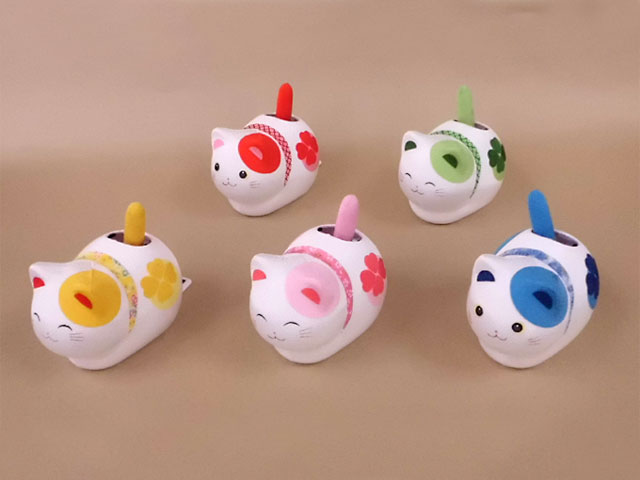 ゆらゆらソーラー 風水 座り猫