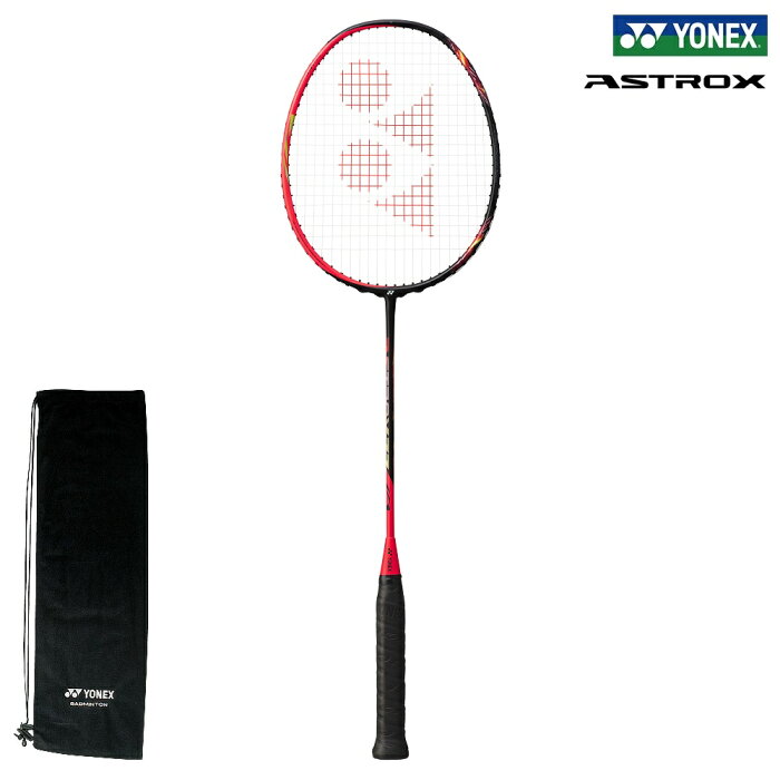 YONEX ヨネックス バドミントンラケット ASTROX 77 アストロクス77（AX77）716：シャインレッド バドラケ