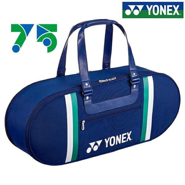 YONEX ヨネックス ラケットバッグ 75TH ラウンドトーナメントバッグ〈テニス2本用〉BAG01WAP ミッドナイト