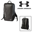 UNDER ARMOUR アンダーアーマー UA チームバックパック（UA TEAM TARPAULIN BACKPACK）1342586：001 underarmour アンダーアーマーバックパック アンダーアーマーリュック アンダーアーマーリュックサック バッグ 通勤 通学 ジム 合宿 遠征 旅行 移動 撥水加工 UAバック