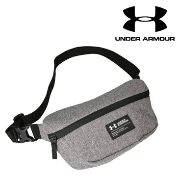 UNDER ARMOUR アンダーアーマー UAウエストバッグ 3L（トレーニング/UNISEX）1363303（040：グレー）バッグ 通勤 通学 ジム 旅行 移動 撥水加工 UAバック ショルダーバッグ ボディバッグ ウエストポーチ ポシェット 斜め掛け アウトドア キャンプ 軽量 ポケット 鞄 カバン