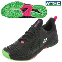 YONEX ヨネックス パワークッション ソニケージ3メンGC（POWER CUSHION SONICAGE 3 MEN GC）SHTS3MGC（723：ブラック/ライムグリーン）テニスシューズ 硬式テニスシューズ ソフトテニスシューズ 軟式テニスシューズ ヨネックスシューズ