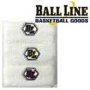 【送料無料!!:メール便】オンザコート BALL LINE ボールライン バスケット リストバンド(スリム/1個)BLSW001 リストバンド スリムリスト 汗...