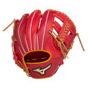 mizuno ミズノ 軟式グラブ ダイビングキャッチ【内野手向け／サイズ8】限定品 1AJGR25703（62：レッド）グローブ 草野球 軟式 内野 グラブ グローブ ミズノグローブ ミズノグラブ