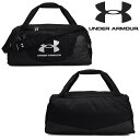 UNDER ARMOUR アンダーアーマー UA アンディナイアブル 5.0 ダッフルバッグ（Mサイズ）58L（トレーニング/UNISEX）ブラック ダッフルバッグ ボストンバッグ ショルダーバッグ 肩掛け ジム 部活 合宿 遠征 旅行 出張 マルチスポーツ トレーニングバッグ スポーツバッグ