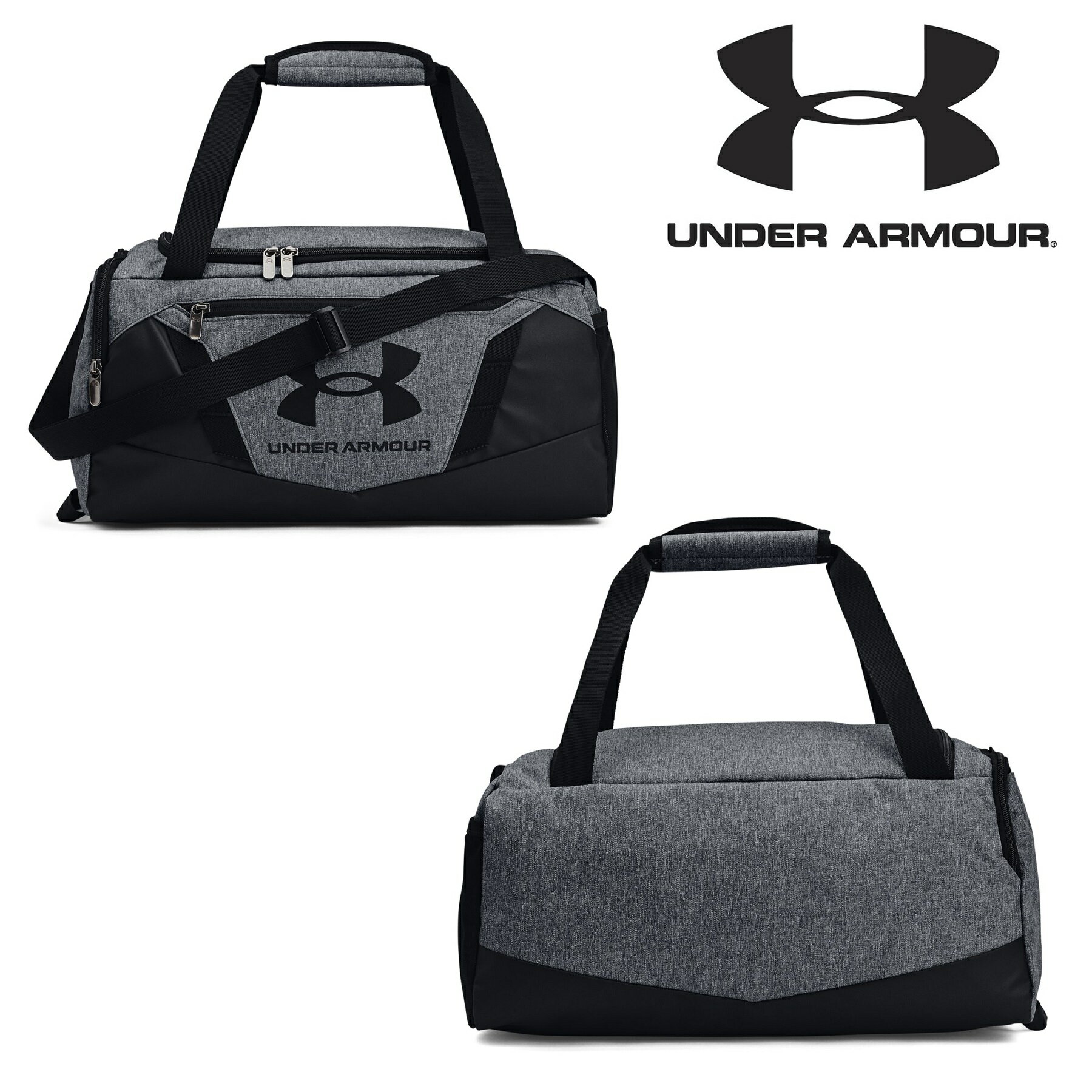 UNDER ARMOUR アンダーアーマー UA アンディナイアブル 5.0 ダッフルバッグ（XSサイズ）23L（トレーニング/UNISEX）012 ダッフルバッグ ボストンバッグ ショルダーバッグ 肩掛け ジム 部活 合宿 遠征 旅行 出張 マルチスポーツ トレーニングバッグ スポーツバッグ