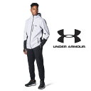 UNDER ARMOUR アンダーアーマー セットアップ UA 3レイヤー フルジップ ジャケット 3レイヤー パンツ 上下セット（ベースボール/MEN）1381251 1381252（100/001：ホワイト/ブラック）上下 トレーニングウエア 裏起毛 防風 保温 移動着 練習着 ジム 野球