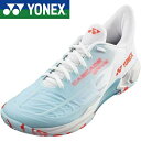 YONEX ヨネックス バドミントンシューズ パワークッション カスケード ドライブ(SHBCD2)619:ホワイト/ウォーターブルー バドシューズ バドシュー...