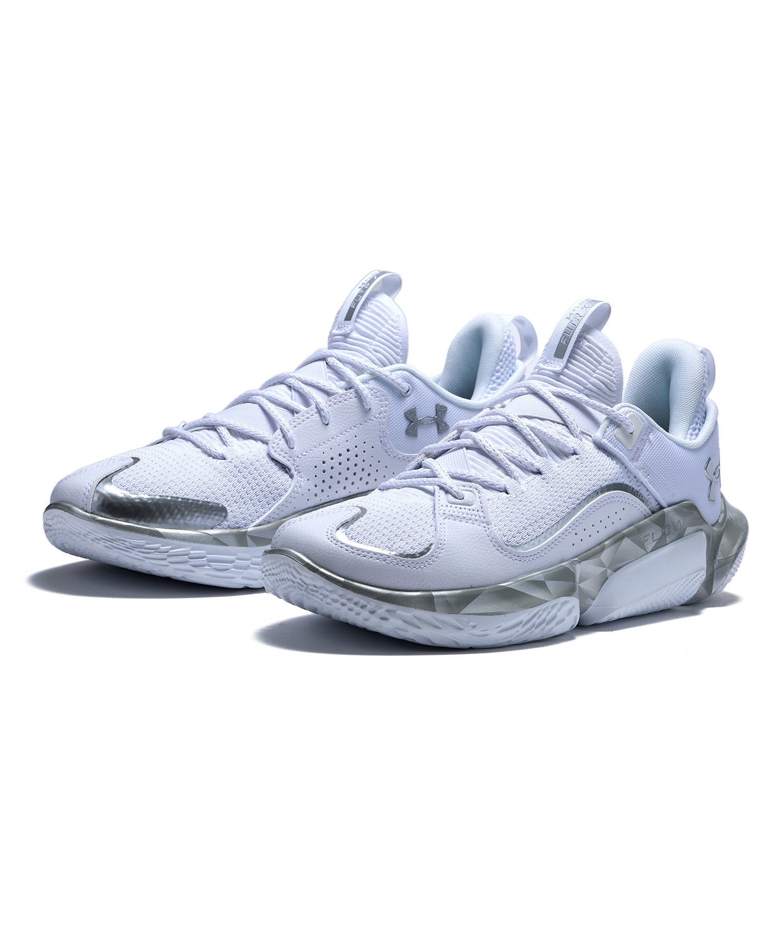 UNDER ARMOUR アンダーアーマー バスケットシューズ UA フロー フューチャーX 3 VVS（バスケットボール/MEN） 3028020（100：White / Distant Gray）フューチャーシリーズ バッシュ バスケシューズ バスケットボールシューズ