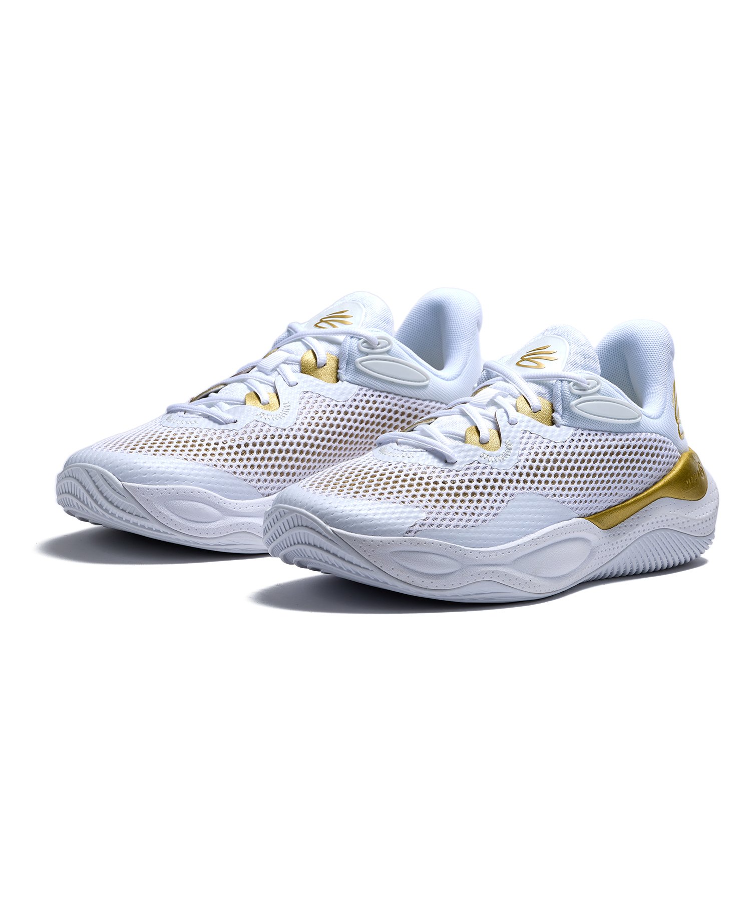 UNDER ARMOUR アンダーアーマー バスケットシューズ カリー スプラッシュ 24 AP（バスケットボール/UNISEX）3027262（101：White / Halo Gray）CURRY シグネチャーモデル バッシュ バスケットボールシューズ UAバッシュ 学生 一般 男バス 女バス ステフィン カリー NBA