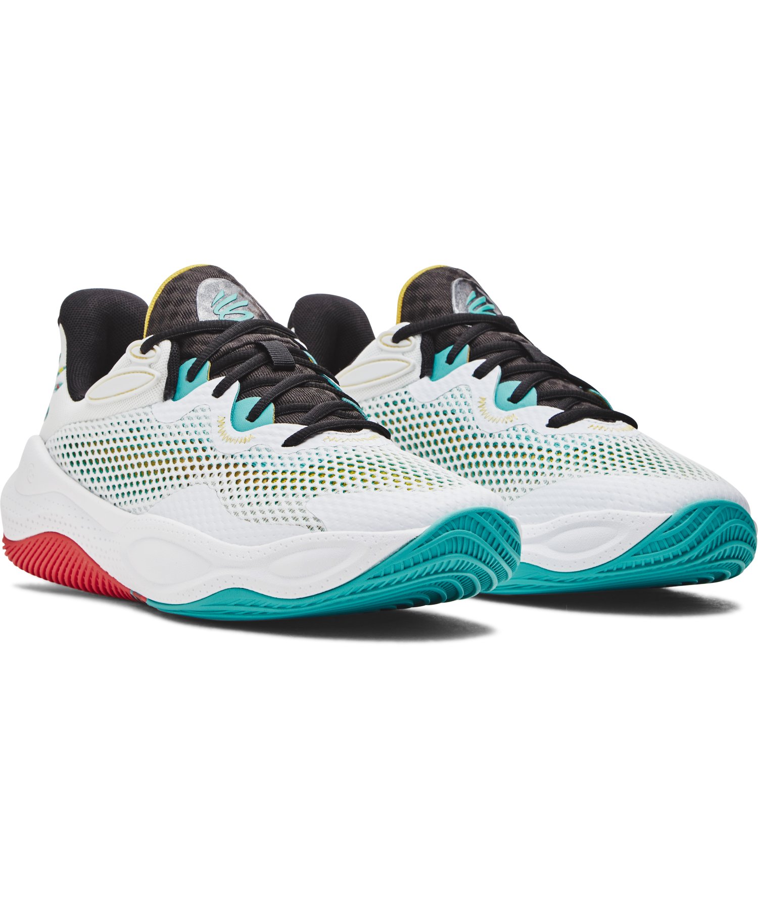 UNDER ARMOUR アンダーアーマー バスケットシューズ カリー スプラッシュ 24 AP（バスケットボール/UNISEX）3027262（100：White / Cool Pink）CURRY シグネチャーモデル バッシュ バスケットボールシューズ UAバッシュ 学生 一般 男バス 女バス ステフィン カリー NBA