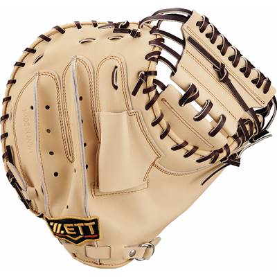 ZETT ゼット プロステイタス 軟式ミット（小林タイプ）キャッチャーミット 捕手用 BRCB30920（3237：パステルブラウン×ブラウン）プロステイタスミット プロステイタスキャッチャーミット ゼット捕手用 ゼットキャッチャーミット 軟式キャッチャーミット 日本製