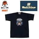 【25年NEW】オンザコート ボールライン バスケット Tシャツ(ミートくん)BT1731D ブラック バスケTシャツ 練習着 Tシャツ 練習用Tシャツ バスケ...