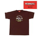 【25年NEW】オンザコート ボールライン バスケット ピーナッツ(スヌーピー)×ボールライン Tシャツ PNU1702 マルーン バスケTシャツ スヌーピーバ...