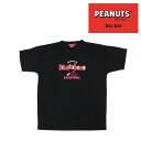 【25年NEW】オンザコート ボールライン バスケット ピーナッツ(スヌーピー)×ボールライン Tシャツ PNU1706 ブラック バスケTシャツ スヌーピーバ...