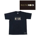 【25年NEW】オンザコート PASS THE ROCK パスザロック バスケット Tシャツ (体育館フロア柄)PTR1703:BLK バスケTシャツ ベーシッ...