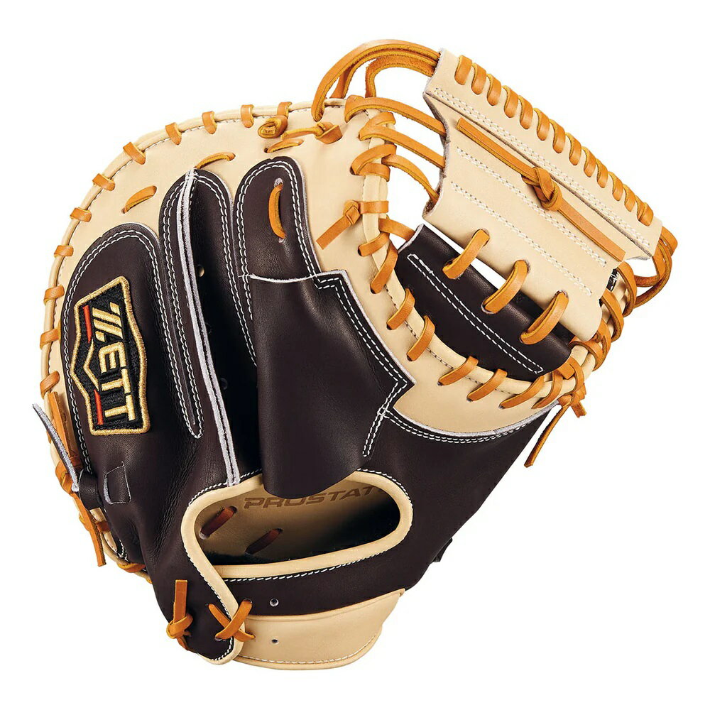 【25年秋冬限定】ZETT ゼット プロステイタス SCE 軟式ミット（森タイプ／小ぶり）コンパクトモデル キャッチャーミット 捕手用 BRCB32962F（3732）ミット プロステイタスミット プロステイタスキャッチャーミット 軟式キャッチャーミット 日本製