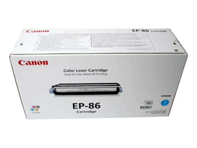 キャノンEP-86 シアン 純正品 未開封 在庫あり即納■製造年月日2015年1月■外箱きれい【中古】ep86