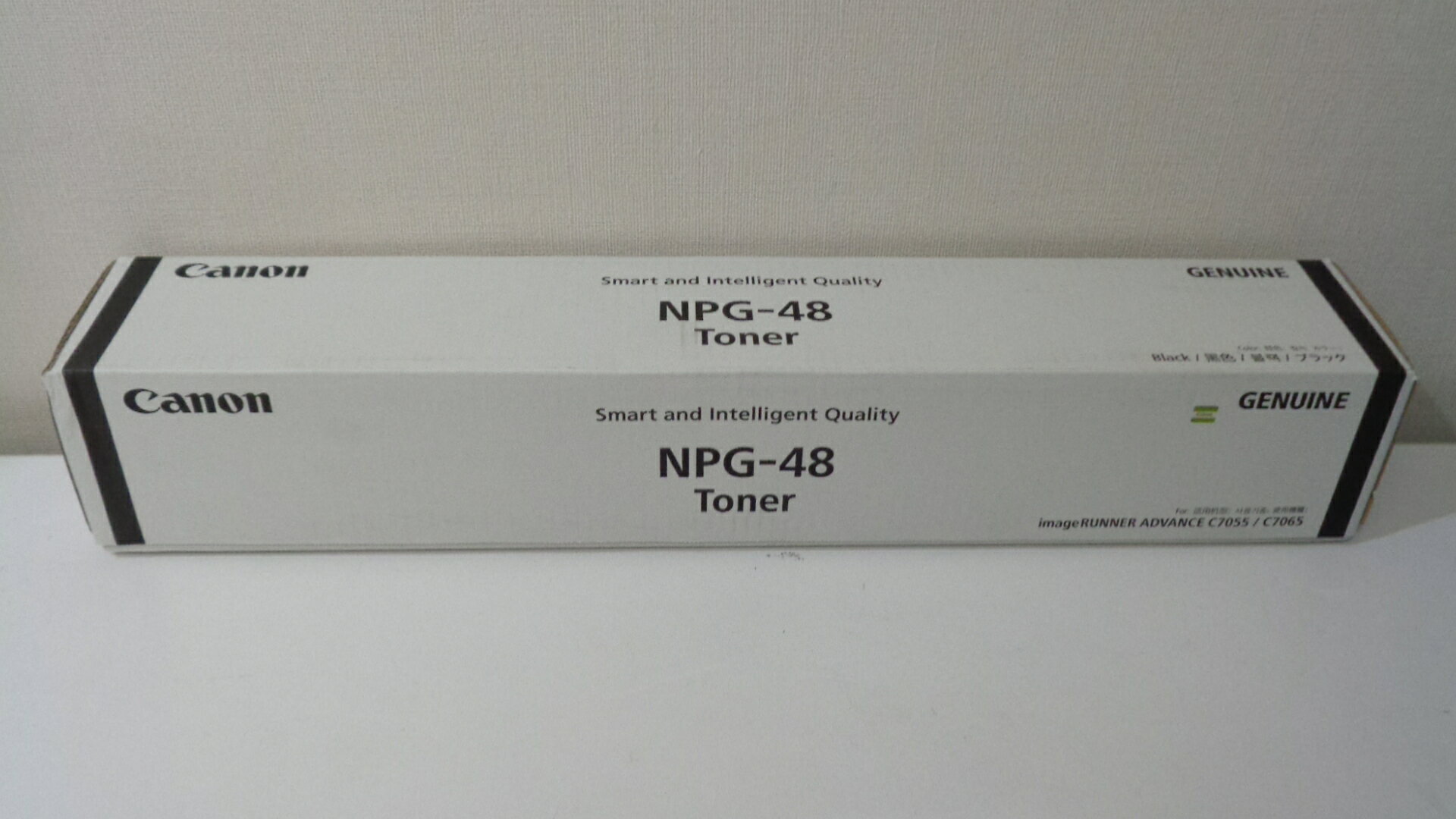 キャノン NPG-48ブラック 純正品 ■外箱未開封未使用若干汚れ書き込みあり【中古】