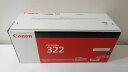 キャノン カートリッジ322 ブラック 純正品未開封未使用品 ■外箱未開封若干汚れ書き込み箱痛みあり■2021年7月製造 在庫あり即納【中古】