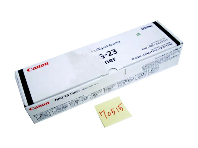 キャノン NP G-23 ブラック トナー 純正品 ■外箱汚れ等あり70515E2【中古】