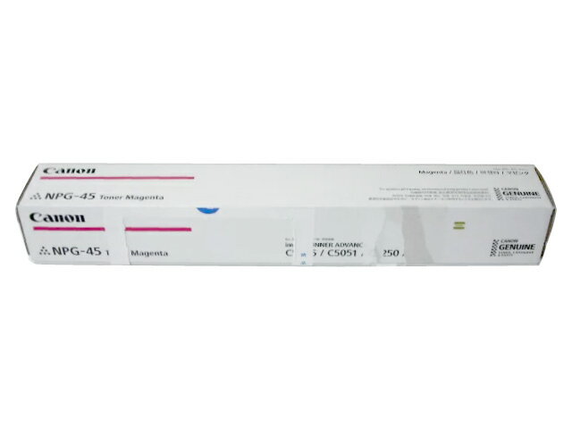 キャノン NPG-45 マゼンダ 純正品【中古】外箱未開封きれいですが書き込みありNPG45