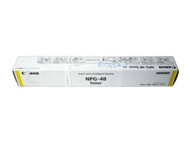 キャノン NPG-48イエロー 純正品 ■外箱若干汚れあり【中古】