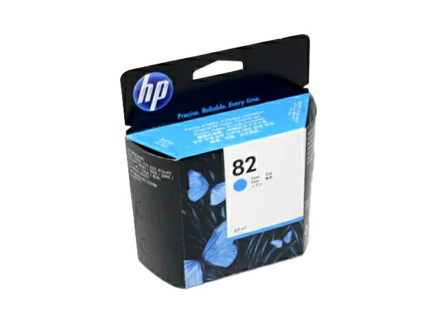 HP 82 C4911a シアン 純正品 ■推奨使用年月日 2019年3月【中古】