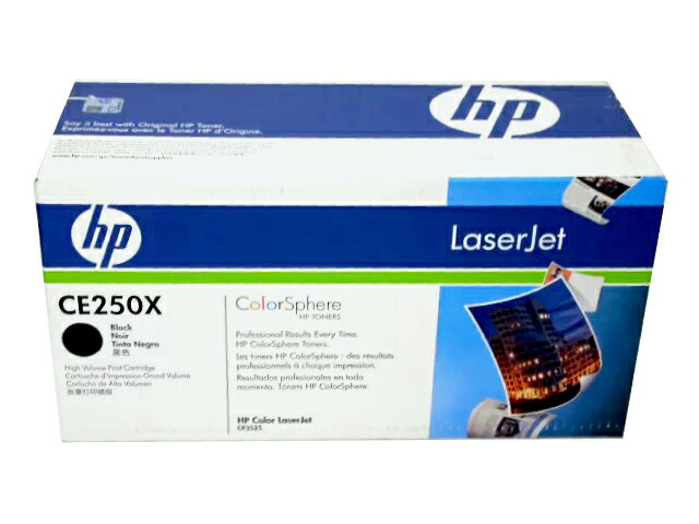 HP CE250X 純正品 未開封■外箱若干汚れあり■2012年2月製造【中古】