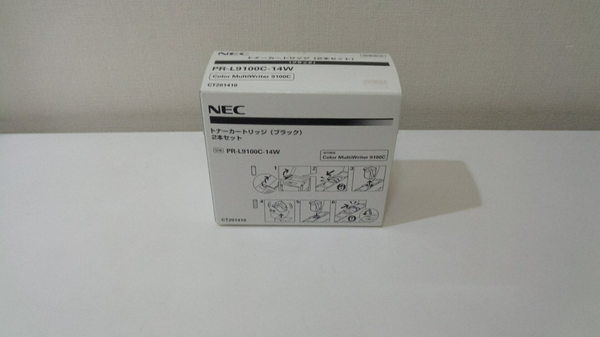 NEC PR-L9100C-14Wトナーカートリッジブラック純正品■2020年10月■外箱開封未使用 在庫あり即納【中古】