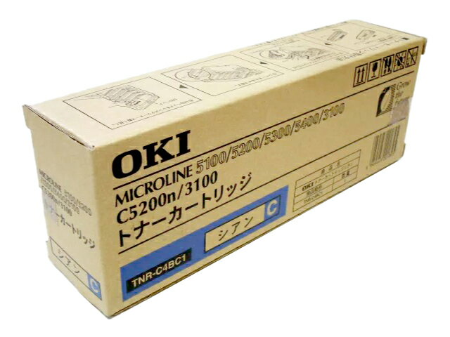 沖 TNR-C4BC1 トナーカートリッジ シアン 純正品 開封未使用 テープ部分経年間あり■製造年月日2009年【中古】