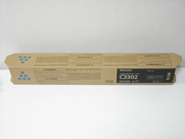 リコー MP PトナータイプC3302シアン純正品 ■外箱若干汚れ等あり■訳あり特価品【中古】