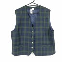 ベスト 上着 大きいサイズ バスト106 冬物 女子 学生服 中学 高校 制服 中古 ランクB EY6677