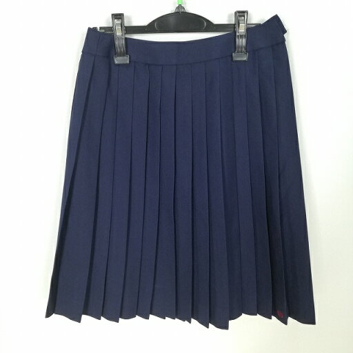 スクールスカート 冬物 w66-丈59 紺 中学 高校 プリーツ 学生服 制服 女子 中古 HK4725 スクールスカート 冬物 w66-丈59 紺 中学 高校 プリーツ 学生服 制服 女子 中古 HK4725