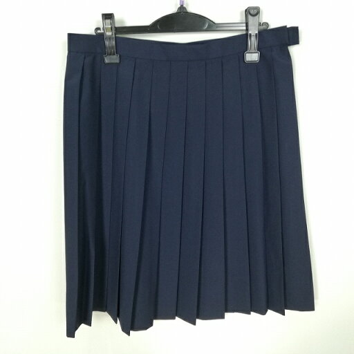 スクールスカート 大きいサイズ 夏物 w75-丈57 紺 中学 高校 プリーツ 学生服 制服 女子 中古 HK6618 スクールスカート 大きいサイズ 夏物 w75-丈57 紺 中学 高校 プリーツ 学生服 制服 女子 中古 HK6618