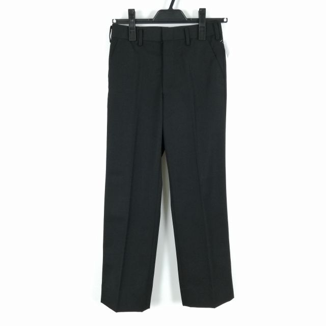 学生ズボン 冬物 W66 トンボ 男子 学ラン 冬ズボン カシドス ノータック 中古 黒 ランクB a2 PP4273