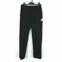 学生ズボン 冬物 W68 標準型学生服 男子 学ラン 冬ズボン カシドス ノータック 中古 黒 ランクC a2 PP4453
