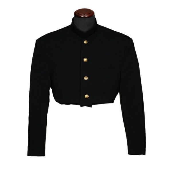 【短ラン】(OT)・5140 【極短ラン】 新品 変形学生服 学ラン 丈40cm45cm黒　男子 学生服のサムネイル
