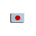 c-flag-4【日の丸】日本 2.7×4 刺繍 国旗ワッペン 卒業記念 小